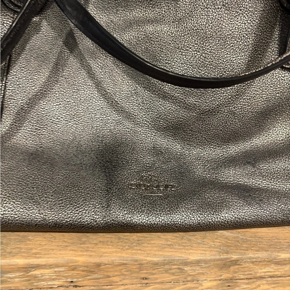 Coach Edie Gunmetal Purse